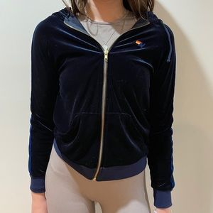 Aviator Nation Velvet Zip Up